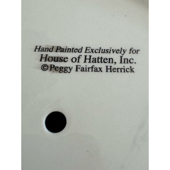 House of Hatten Vintage Hand Painted Ornate Candle Holder - Picture 9 of 11